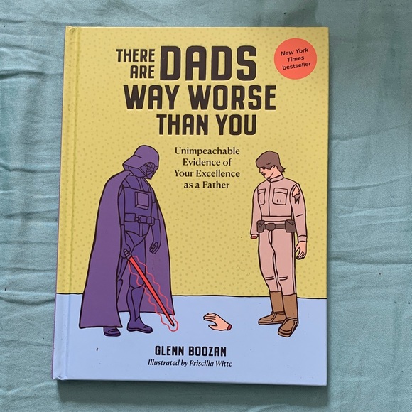 Other - There Are Dads Way Worse Than You — Yellow & Light Blue Hardcover
